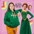Hoodie Oversize en 100% Algodón Perchado de alta calidad con Bordados de Personajes Femeninos | Genderless - Lauper