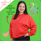 Buzo Oversize 100% Algodón de alta calidad con Bordado de Corazón y Cuello Redondo | Genderless - Atlas