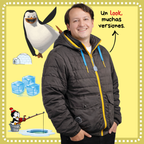 Chaqueta Acolchada Semi Impermeable con Bordados de Pingüinos y Detalles del Polo Norte | Genderless -  Horologil
