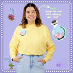 Buzo Oversize 100% Algodón de alta calidad con Bordado de Axolote | Genderless - NAOS