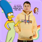 Hoodie Oversize en 100% Algodón Perchado de alta calidad con Bordados de Personajes Femeninos | Genderless - Lauper