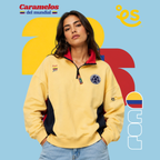 Buzo Colombia 🇨🇴 Half Zip Oversize | Caramelos del Mundial - Genderless