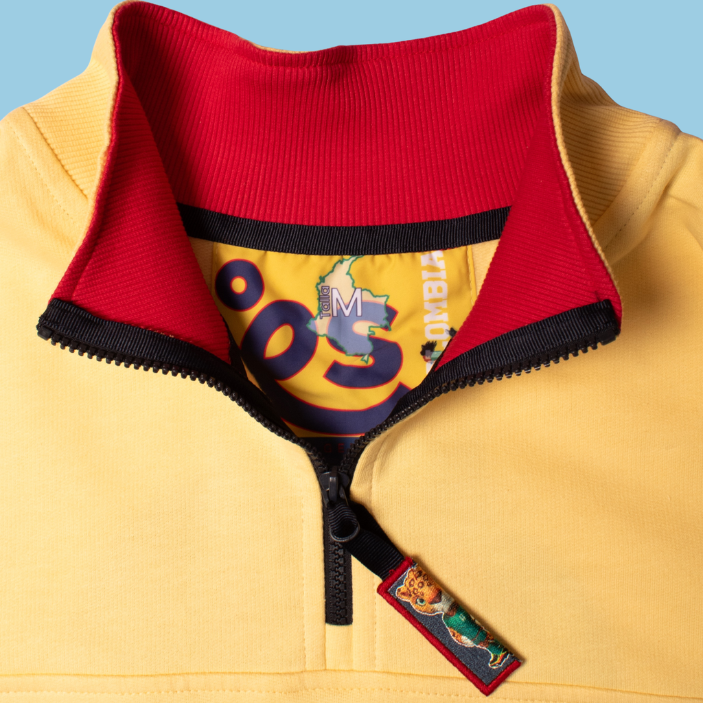 Buzo Colombia 🇨🇴 Half Zip Oversize | Caramelos del Mundial - Genderless