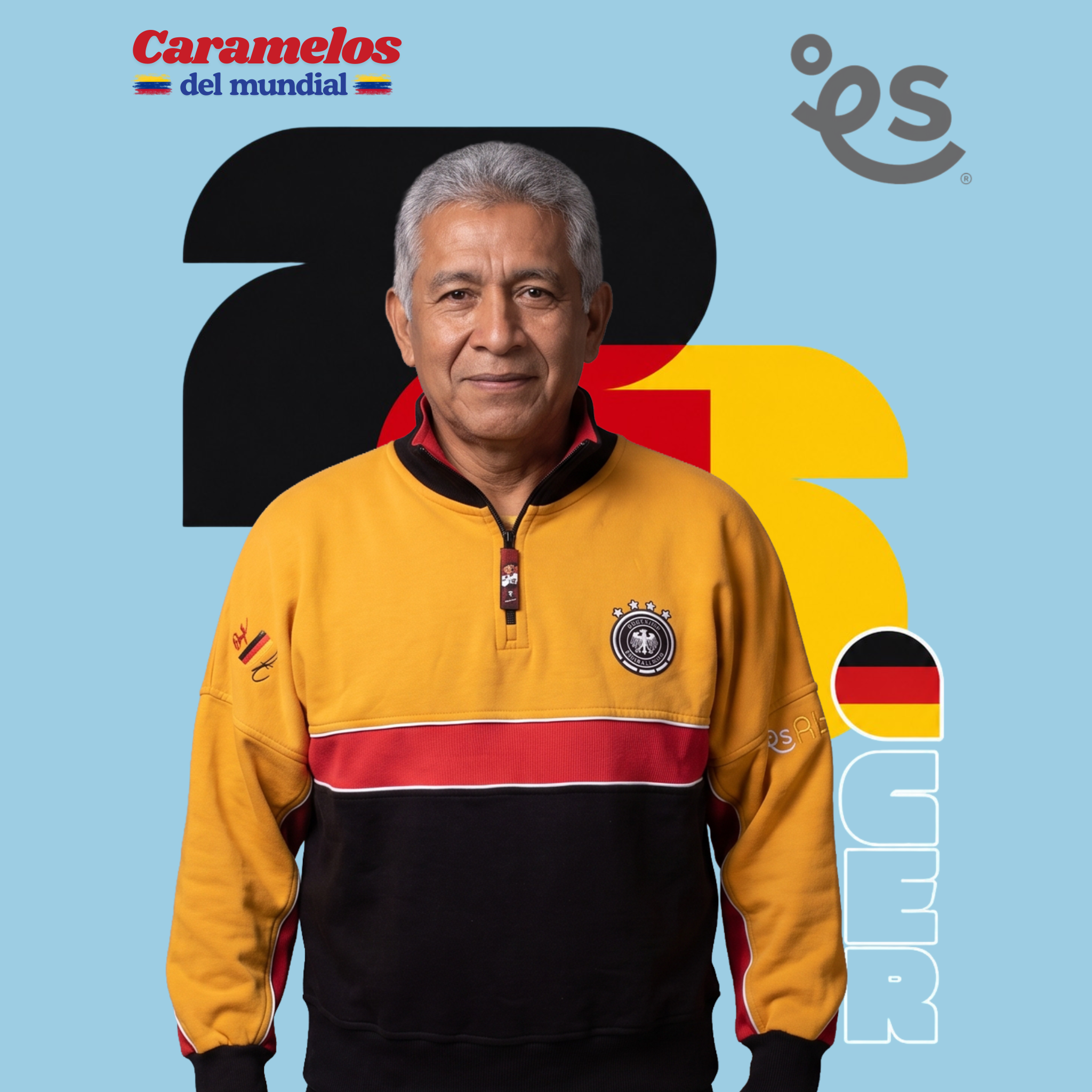 Buzo Alemania 🇩🇪  Half Zip Oversize | Caramelos del Mundial - Genderless