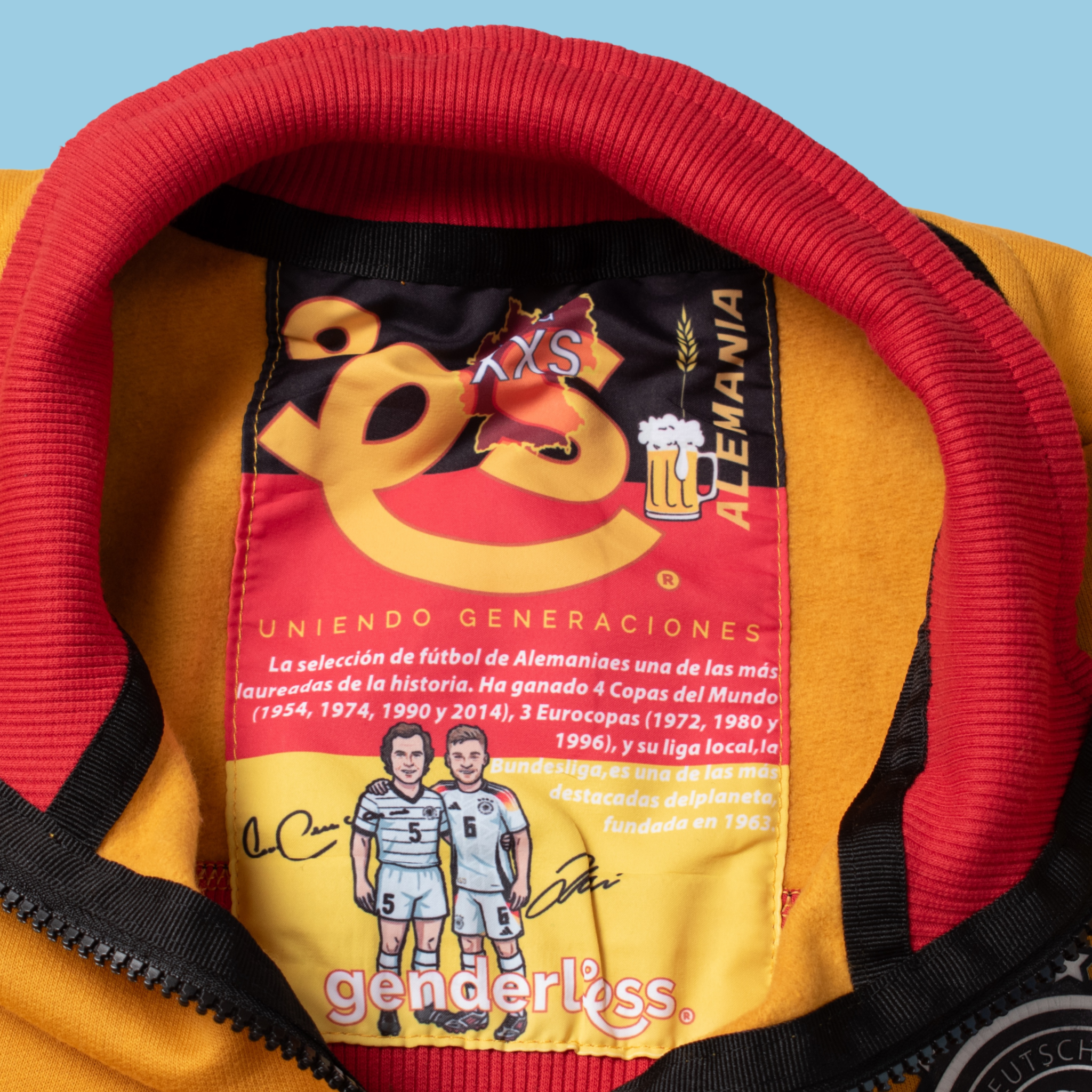Buzo Alemania 🇩🇪  Half Zip Oversize | Caramelos del Mundial - Genderless