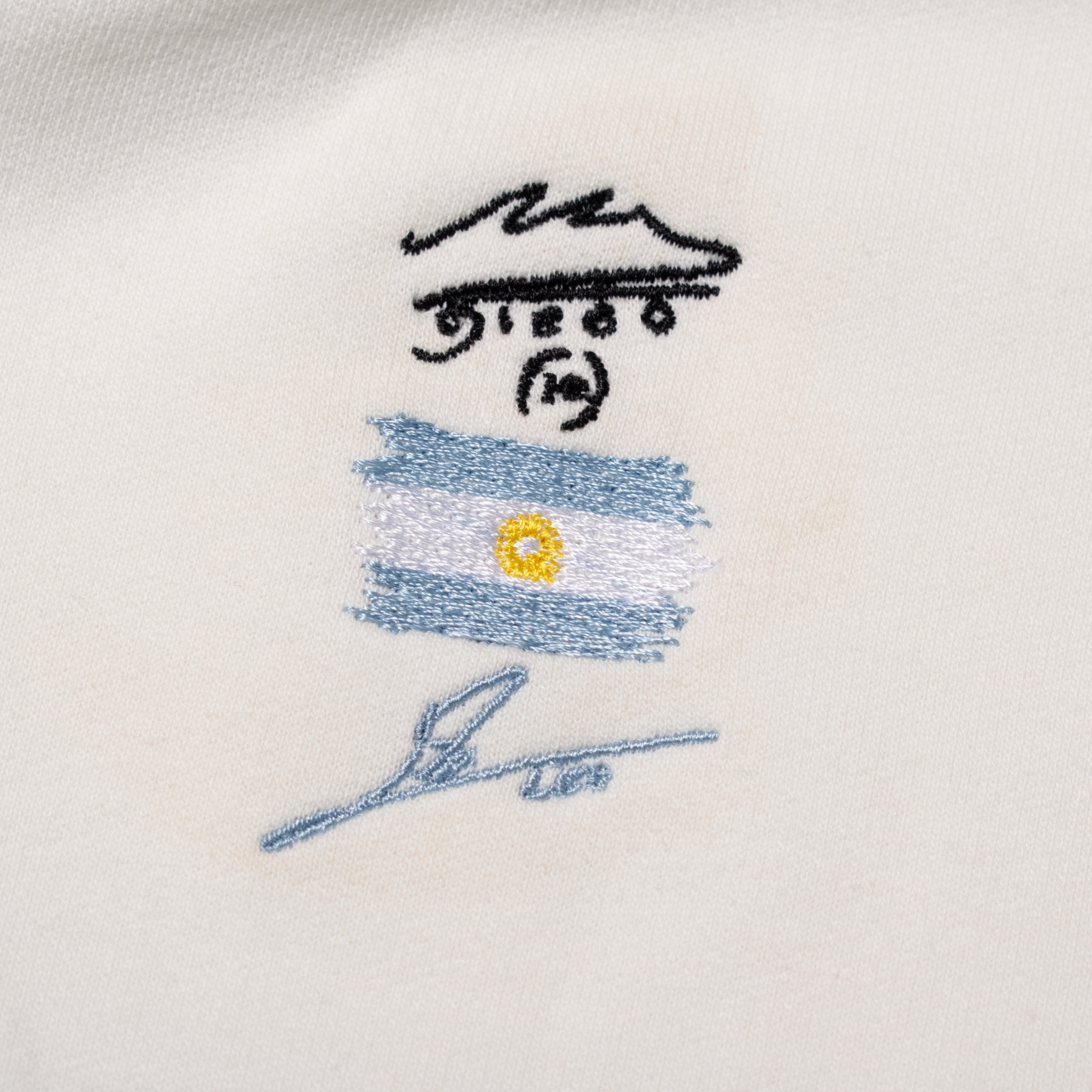 Buzo Argentina 🇦🇷 Half Zip Oversize | Caramelos del Mundial - Genderless