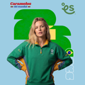 Buzo Brasil 🇧🇷 Half Zip Oversize | Caramelos del Mundial - Genderless