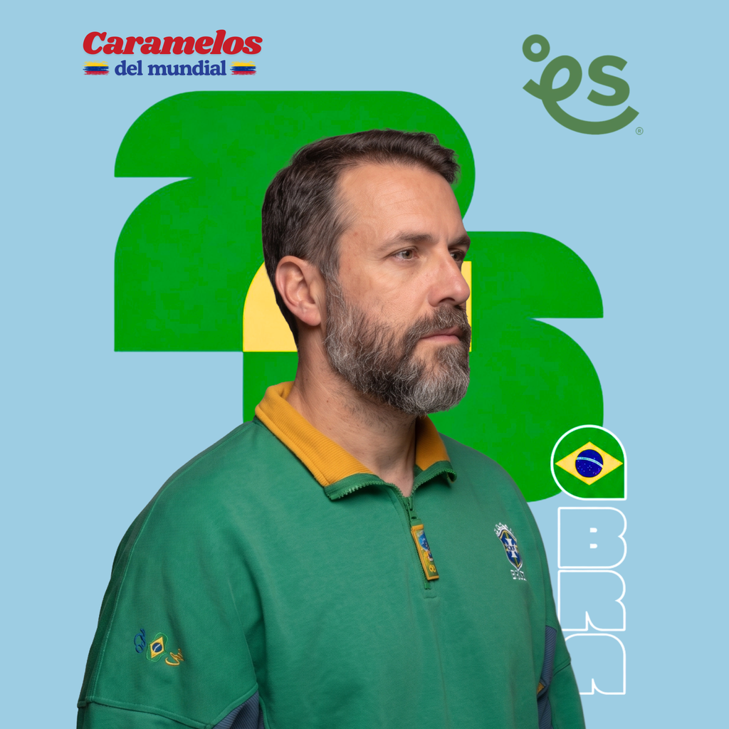 Buzo Brasil 🇧🇷 Half Zip Oversize | Caramelos del Mundial - Genderless