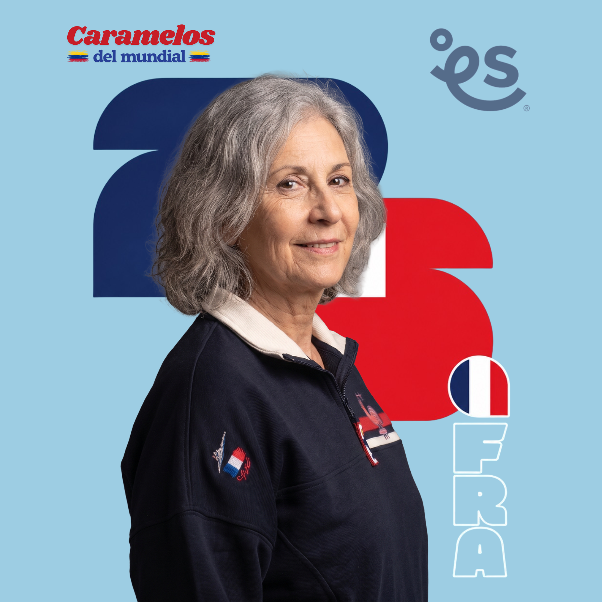 Buzo Francia 🇫🇷 Half Zip Oversize | Caramelos del Mundial - Genderless