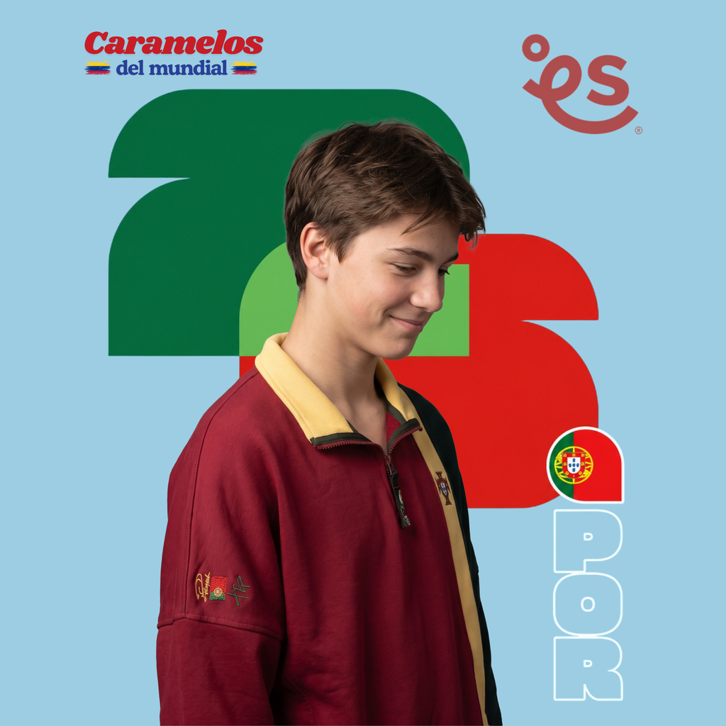 Buzo Portugal  🇵🇹 Half Zip Oversize | Caramelos del Mundial - Genderless